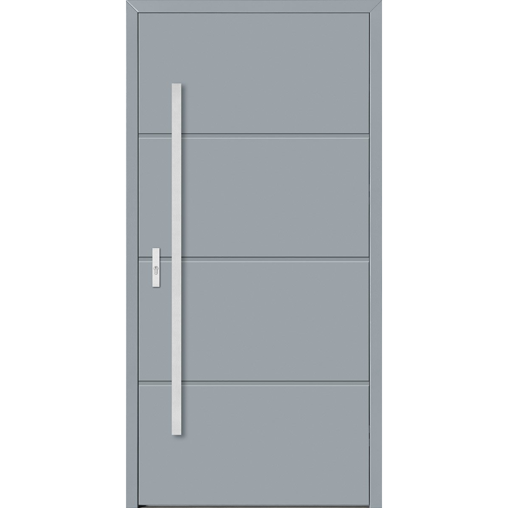 Baranski lauko durys. Modelis DB206a RAL7040. 90mm konstrukcija.