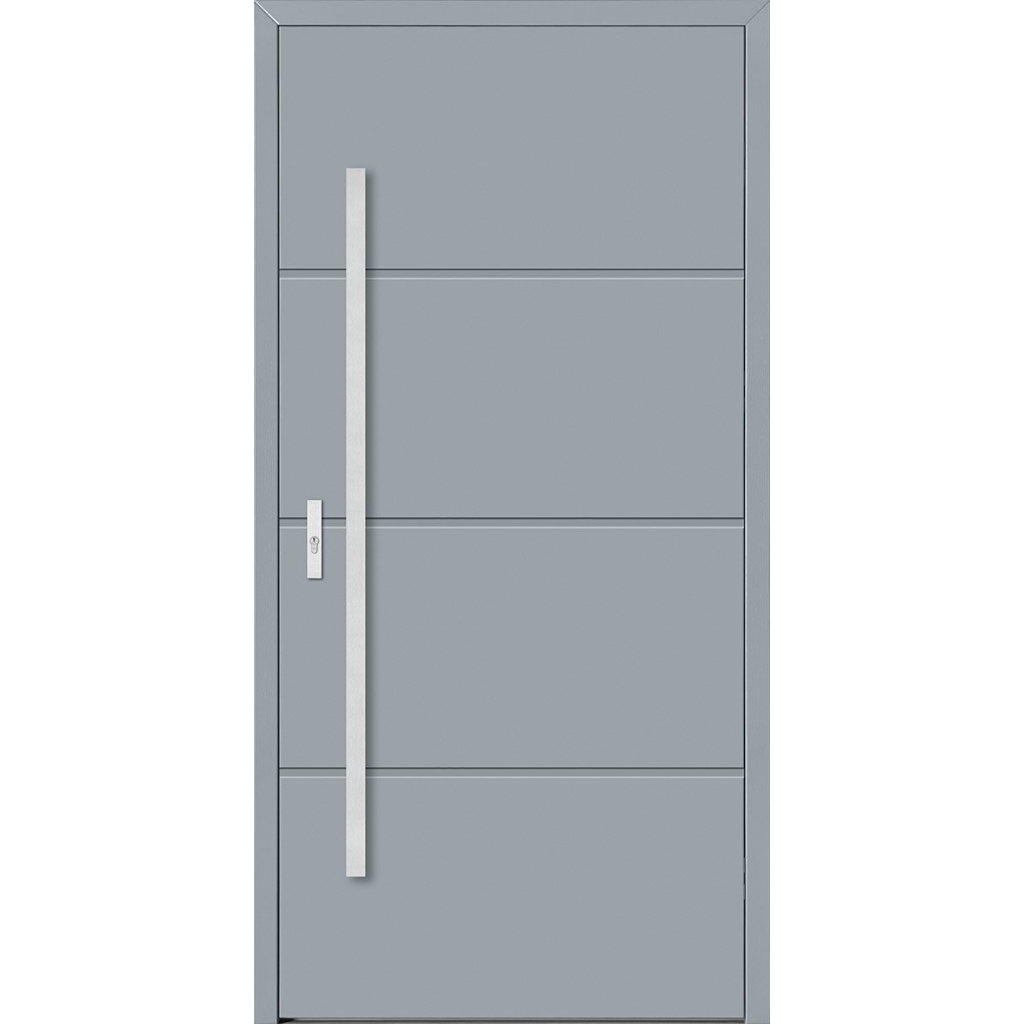 Baranski lauko durys. Modelis DB206 RAL7040. 90mm konstrukcija.